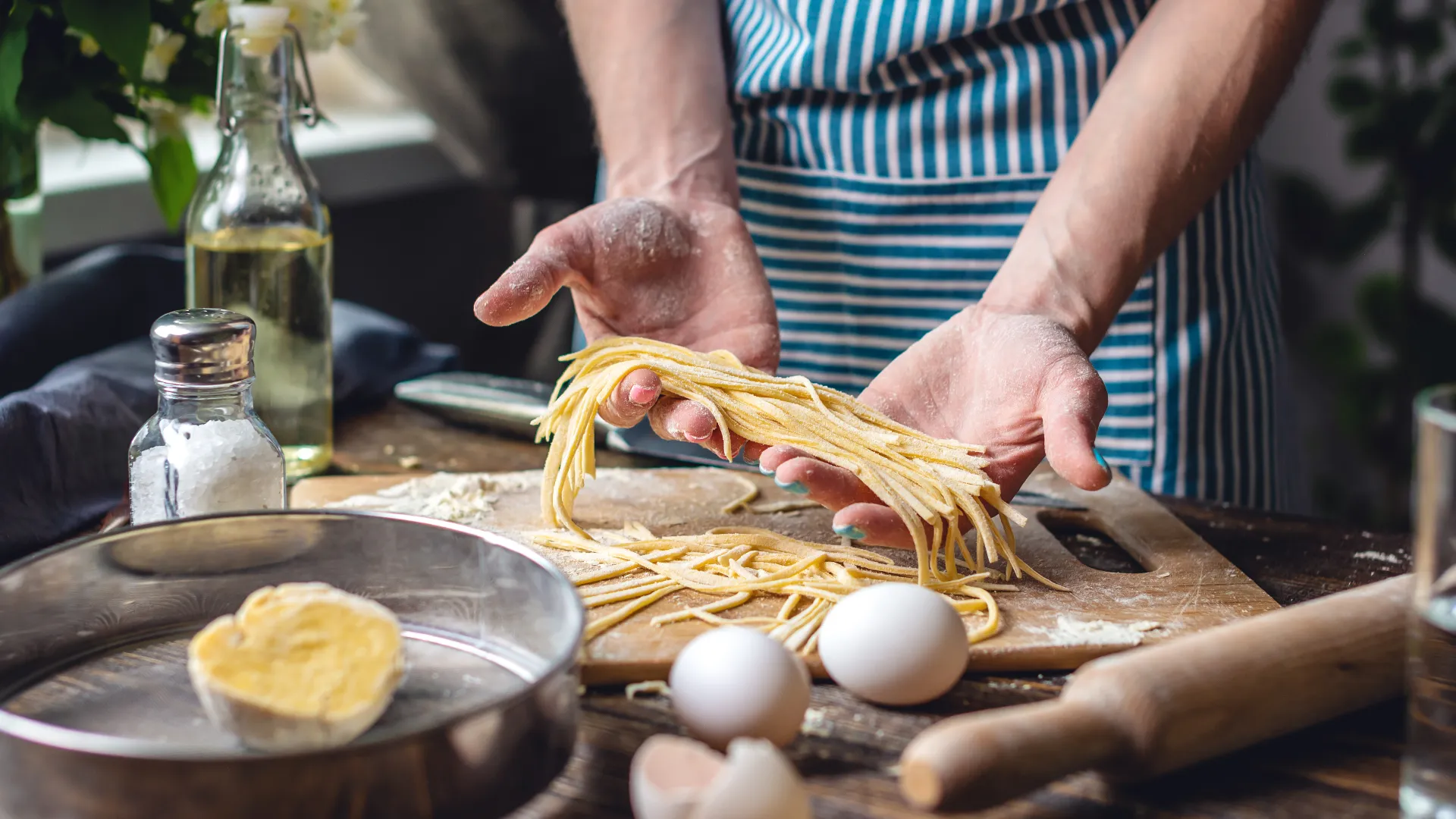 San Gimignano Pasta Cooking Class in a Winery from Florence